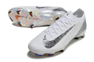 Men's Nike Air Zoom Mercurial Vapor 16 Elite FG Football Boots - White/Black/Grey