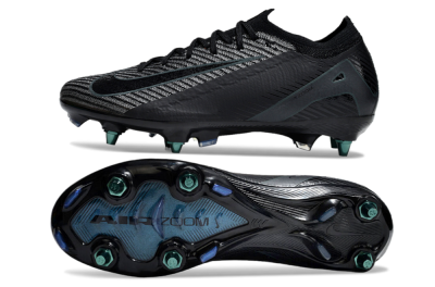 Men's Nike Air Zoom Mercurial Vapor 16 Elite SG Football Boots - Black/Silver/Blue