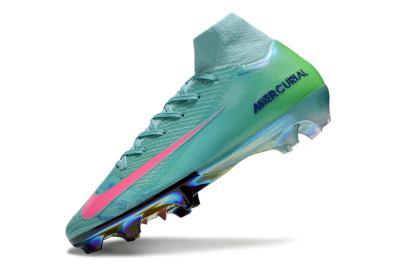 Men's Nike Air Zoom Mercurial Superfly 10 Elite FG Football Boots - Jade/Pink/Yellow