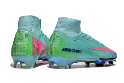 Men's Nike Air Zoom Mercurial Superfly 10 Elite FG Football Boots - Jade/Pink/Yellow