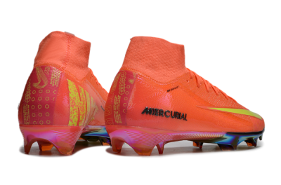 Men's Nike Air Zoom Mercurial Superfly 10 Elite FG Football Boots - Red/Yellow/Gold