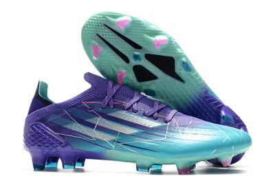 Men's Adidas X Speedflow.1 Messi FG Football Boots - Jade/Purple/Pink
