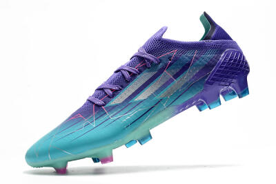 Men's Adidas X Speedflow.1 Messi FG Football Boots - Jade/Purple/Pink
