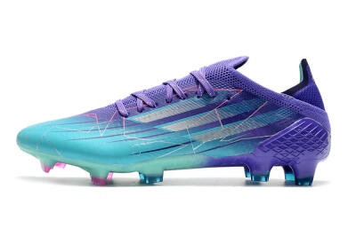 Men's Adidas X Speedflow.1 Messi FG Football Boots - Jade/Purple/Pink