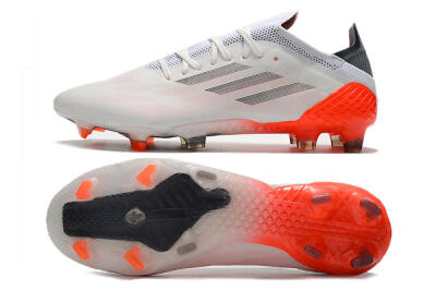 Men's Adidas X Speedflow.1 Messi FG Football Boots - White/Black/Red