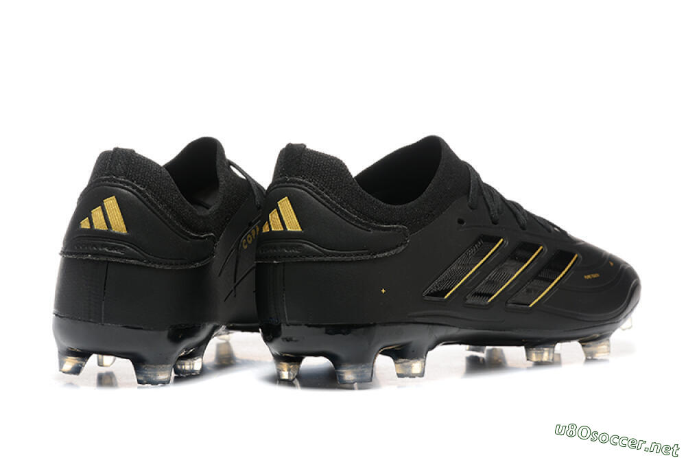 Men's Adidas Copa Pure 2+ FG Football Boots - Black/Gold/Blue 9