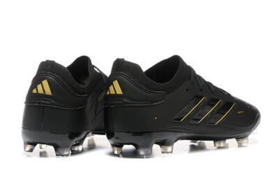 Men's Adidas Copa Pure 2+ FG Football Boots - Black/Gold/Blue