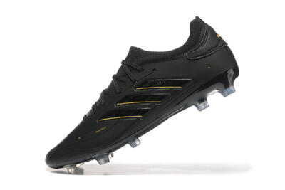 Men's Adidas Copa Pure 2+ FG Football Boots - Black/Gold/Blue