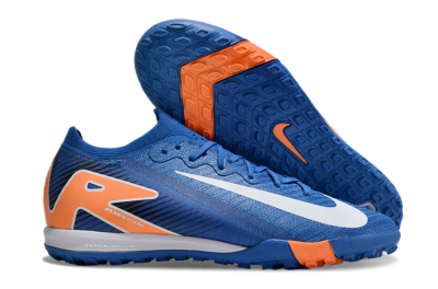 Unisex Nike Air Zoom Mercurial Vapor 16 Elite TF Football Shoes - Blue/White/Orange