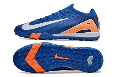 Unisex Nike Air Zoom Mercurial Vapor 16 Elite TF Football Shoes - Blue/White/Orange