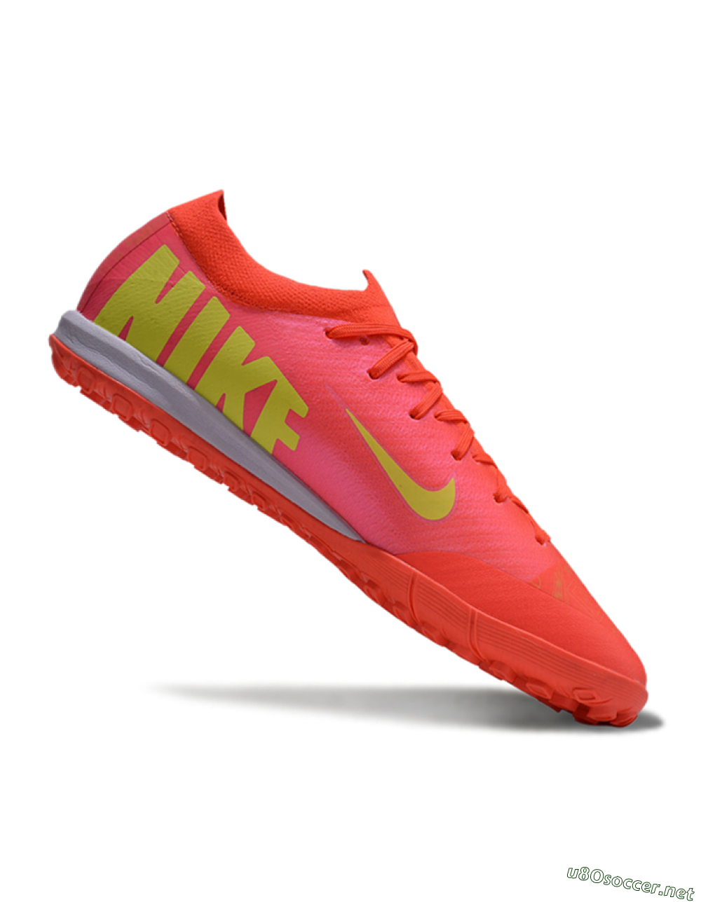 Unisex Nike Air Zoom Mercurial Vapor 16 Elite TF Football Shoes - Pink/Yellow/White 4