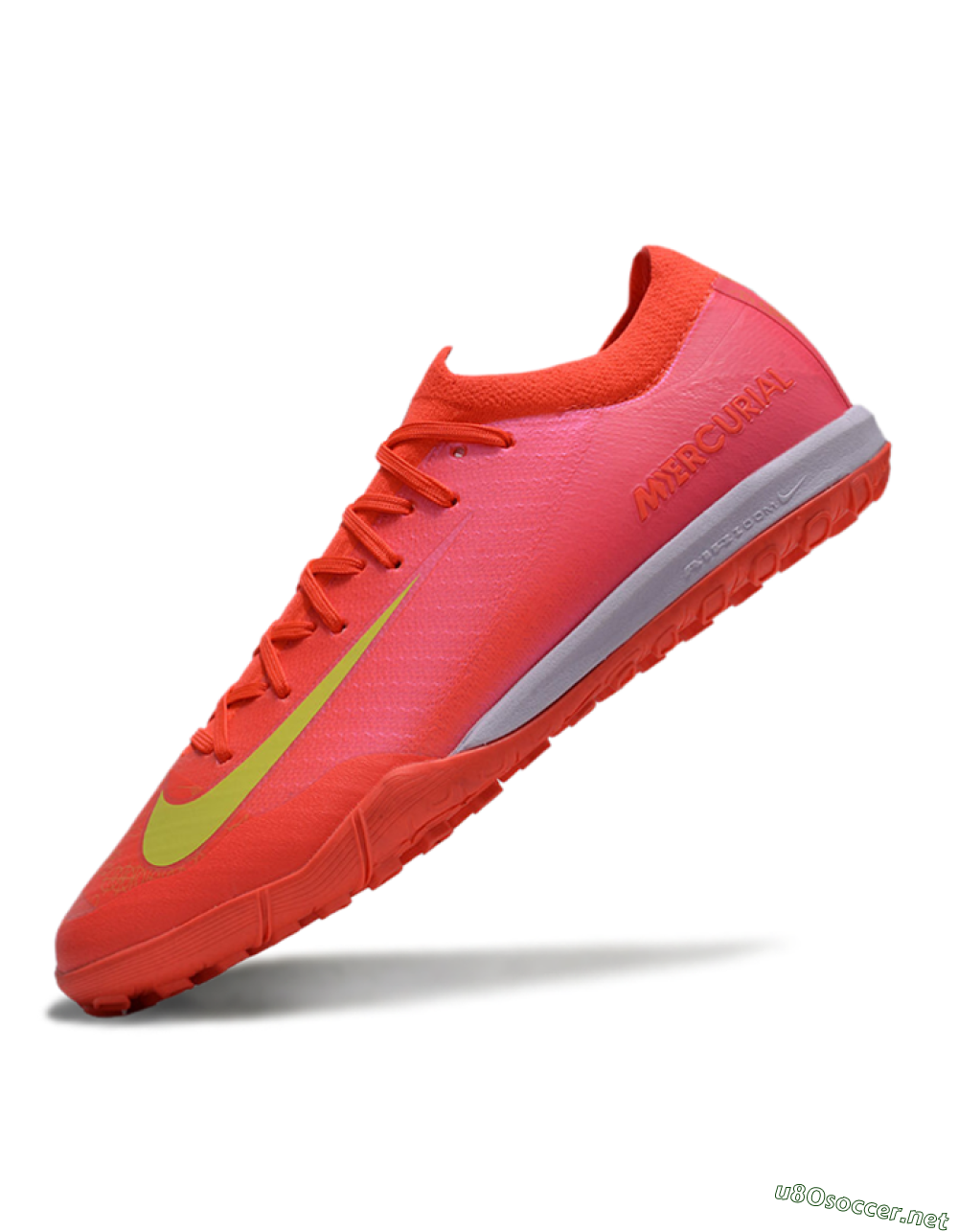 Unisex Nike Air Zoom Mercurial Vapor 16 Elite TF Football Shoes - Pink/Yellow/White 5