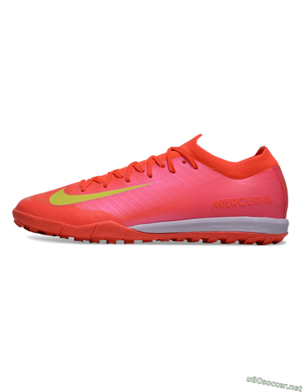 Unisex Nike Air Zoom Mercurial Vapor 16 Elite TF Football Shoes - Pink/Yellow/White 0