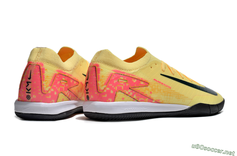 Unisex Nike Air Zoom Mercurial Vapor 16 Elite IC Football Shoes - Yellow/Black/Red 6