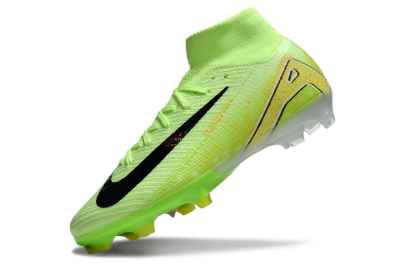 Unisex Nike Air Zoom Mercurial Superfly 10 Elite FG Football Boots - Green/Black/White