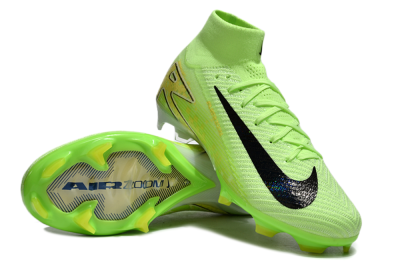 Unisex Nike Air Zoom Mercurial Superfly 10 Elite FG Football Boots - Green/Black/White