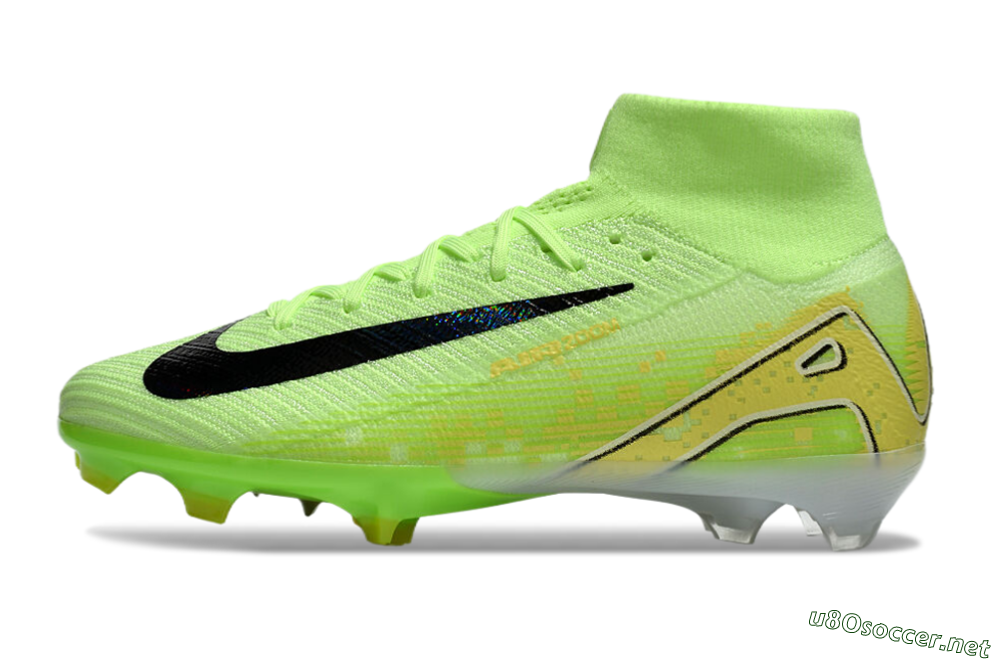 Unisex Nike Air Zoom Mercurial Superfly 10 Elite FG Football Boots - Green/Black/White 0