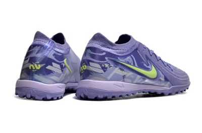 Men's Nike Phantom GX 2 Elite TF Football Shoes - Purple/Yellow/White