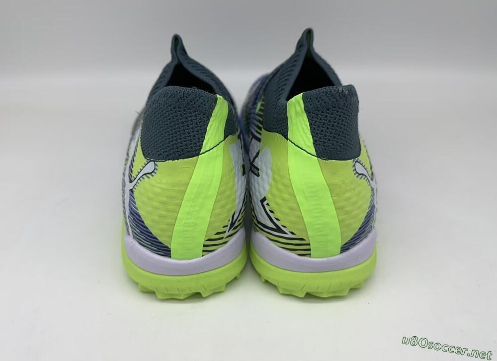 Men's Puma Future Ultimate TF Football Shoes - Black/Yellow/Blue