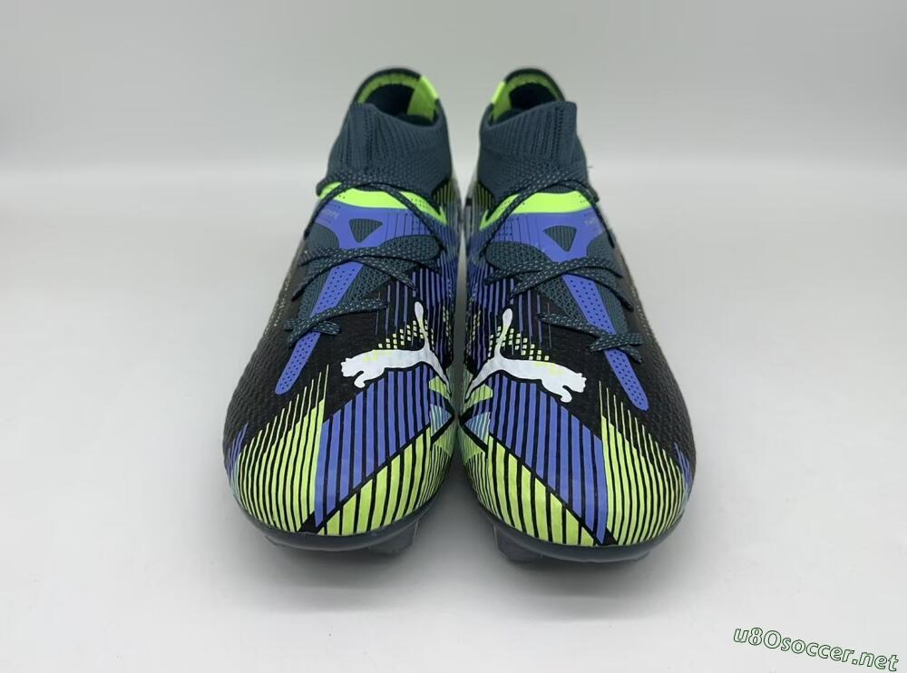 Men's Puma Future Ultimate FG Football Boots - Black/Yellow/Blue