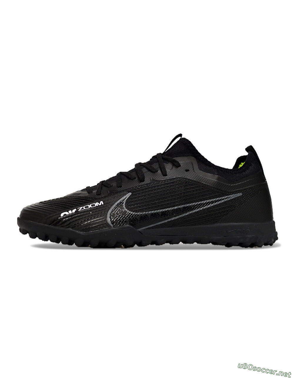 Unisex Nike Air Zoom Mercurial Vapor 15 Pro TF Football Shoes - Black/Grey/Yellow 0