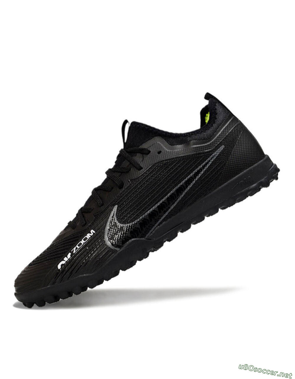 Unisex Nike Air Zoom Mercurial Vapor 15 Pro TF Football Shoes - Black/Grey/Yellow 5