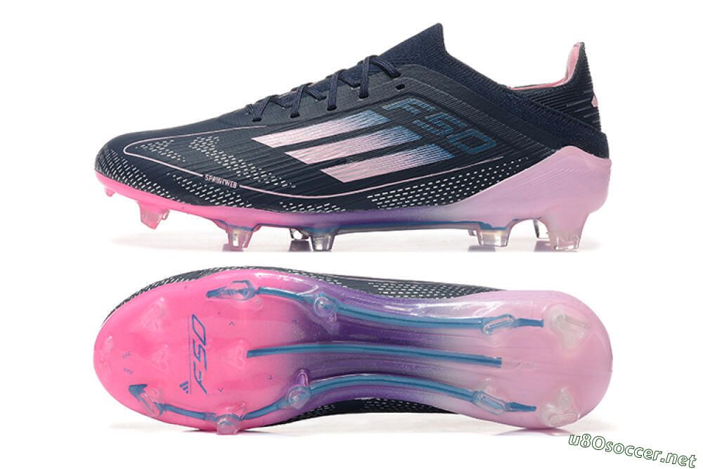 Men's Adidas F50 Elite FG Football Boots - Blue/Pink/Purple 1