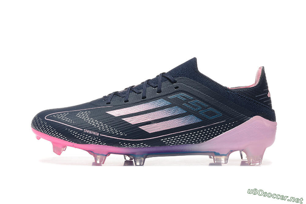 Men's Adidas F50 Elite FG Football Boots - Blue/Pink/Purple 0
