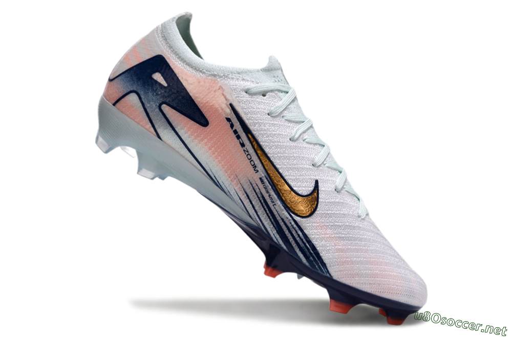 Unisex Nike Air Zoom Mercurial Vapor 16 Elite FG Football Boots - Jade/Yellow/Pink 5