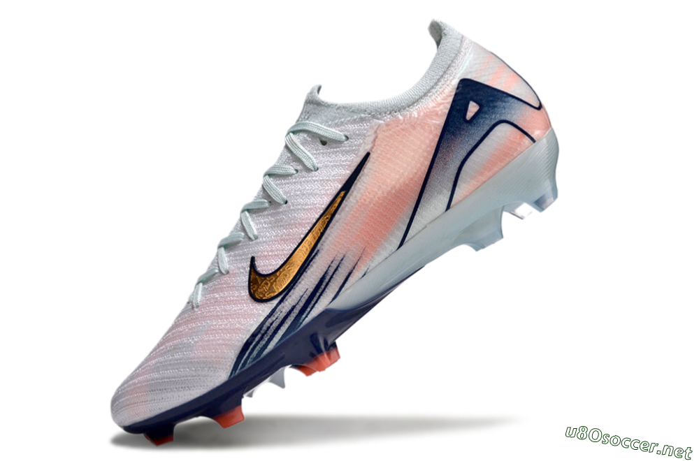 Unisex Nike Air Zoom Mercurial Vapor 16 Elite FG Football Boots - Jade/Yellow/Pink 6