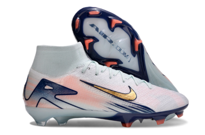 Unisex Nike Air Zoom Mercurial Superfly 10 Elite FG Football Boots - Jade/Pink/Gold