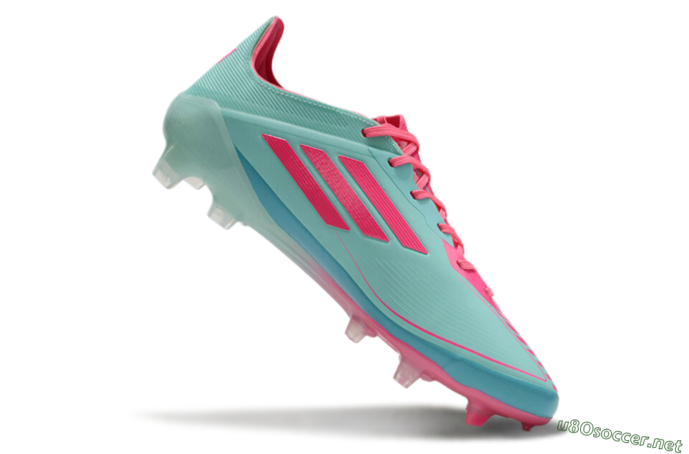 Men's Adidas F50 Elite FG Football Boots - Jade/Red/Blue 4