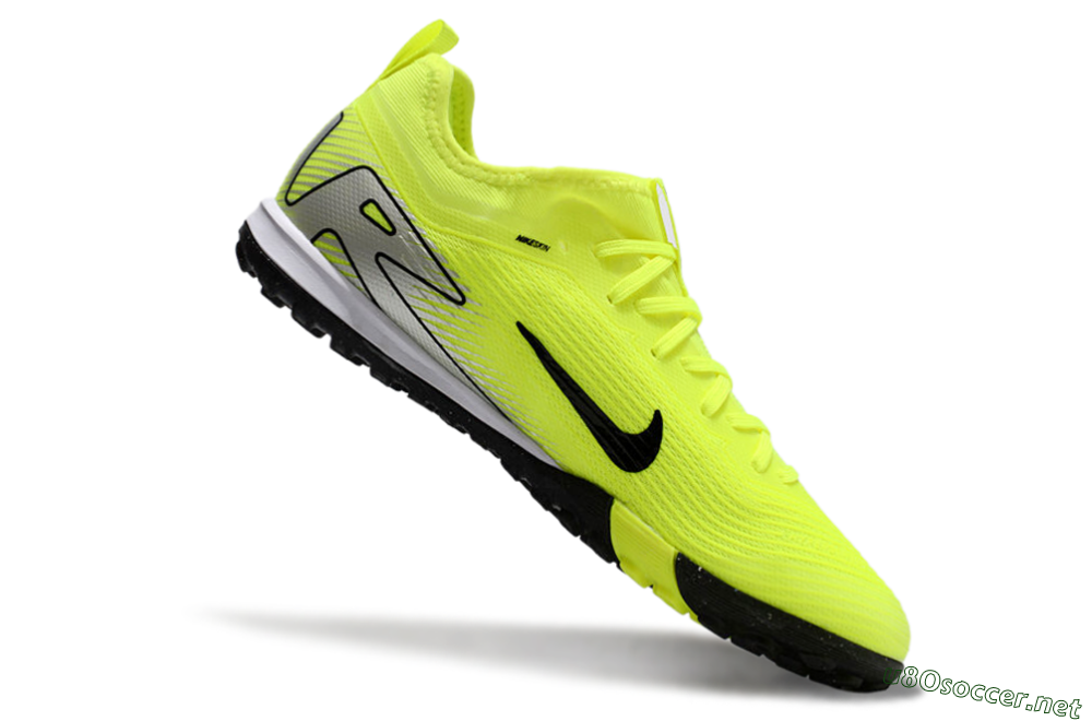 Unisex Nike Air Zoom Mercurial Vapor 16 Pro TF Football Shoes - Yellow/Black/Silver 4