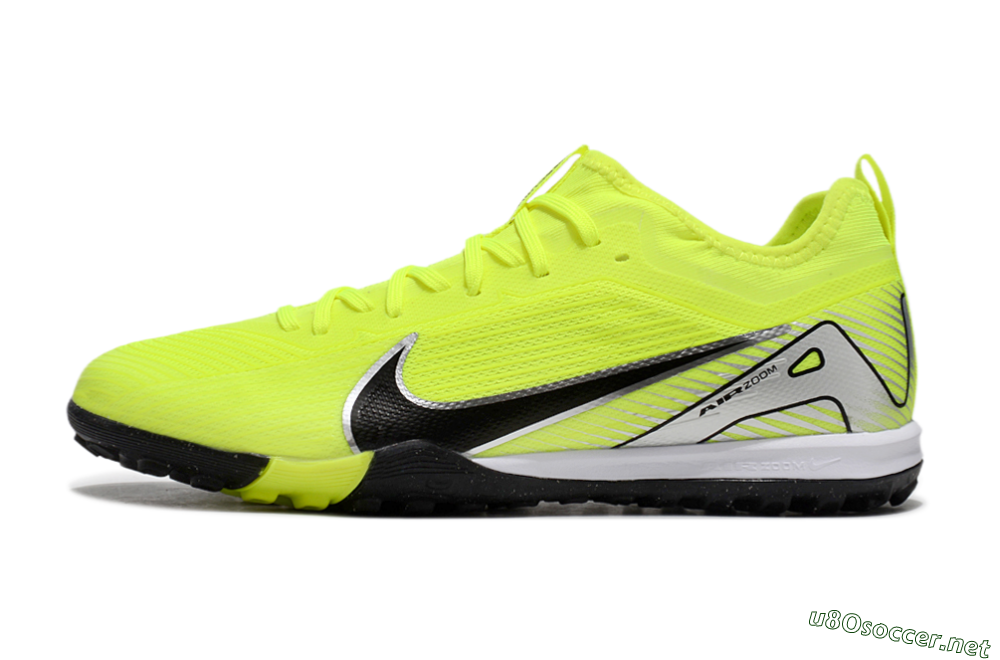 Unisex Nike Air Zoom Mercurial Vapor 16 Pro TF Football Shoes - Yellow/Black/Silver 0