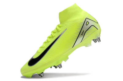 Men's Nike Air Zoom Mercurial Superfly 10 Elite SG Football Boots - Yellow/Black/Silver