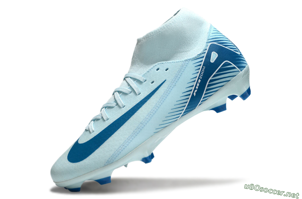 Men's Nike Air Zoom Mercurial Superfly 10 Academy FG Football Boots - Jade/Blue/White 5