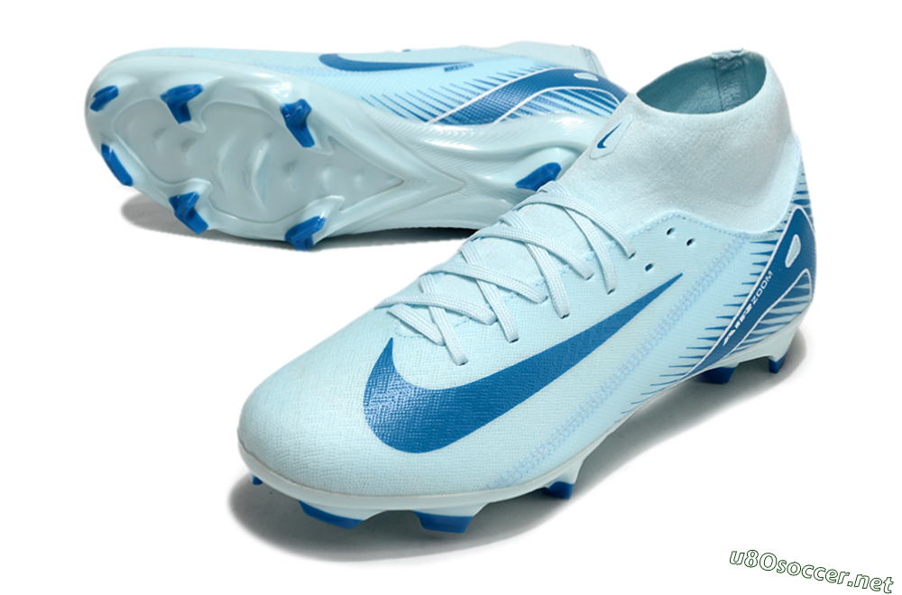 Men's Nike Air Zoom Mercurial Superfly 10 Academy FG Football Boots - Jade/Blue/White 3