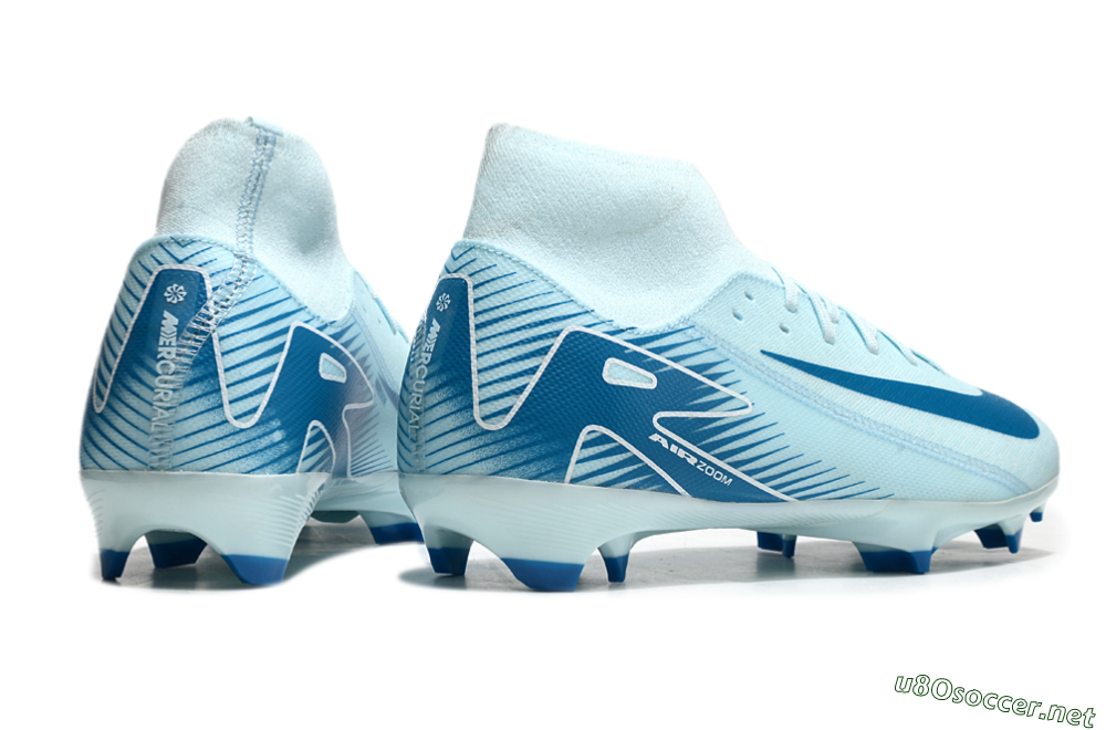 Men's Nike Air Zoom Mercurial Superfly 10 Academy FG Football Boots - Jade/Blue/White 6