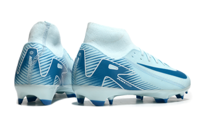 Men's Nike Air Zoom Mercurial Superfly 10 Academy FG Football Boots - Jade/Blue/White