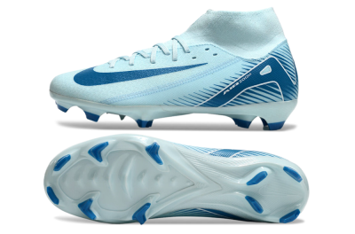 Men's Nike Air Zoom Mercurial Superfly 10 Academy FG Football Boots - Jade/Blue/White