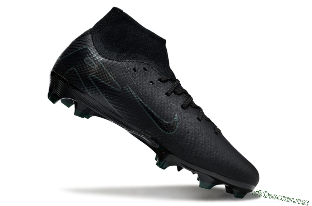 Men's Nike Air Zoom Mercurial Superfly 10 Academy FG Football Boots - Black/Green 4