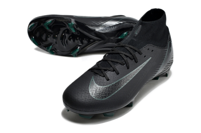 Men's Nike Air Zoom Mercurial Superfly 10 Academy FG Football Boots - Black/Green
