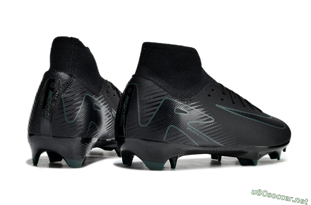 Men's Nike Air Zoom Mercurial Superfly 10 Academy FG Football Boots - Black/Green 6