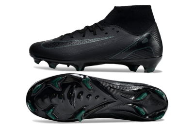 Men's Nike Air Zoom Mercurial Superfly 10 Academy FG Football Boots - Black/Green