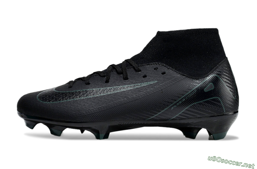 Men's Nike Air Zoom Mercurial Superfly 10 Academy FG Football Boots - Black/Green 0