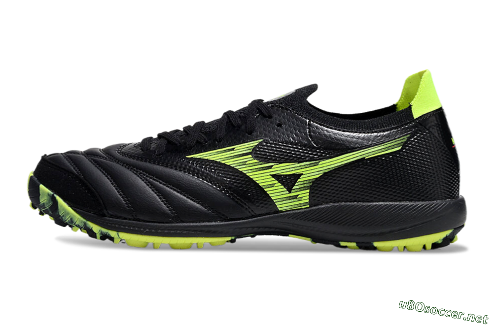 Men's Mizuno Morelia Neo Sala M8 TF Football Shoes - Black/Yellow 0