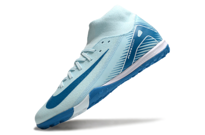 Men's Nike Air Zoom Mercurial Superfly 10 Academy TF Football Shoes - Jade/Blue/White