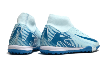 Men's Nike Air Zoom Mercurial Superfly 10 Academy TF Football Shoes - Jade/Blue/White