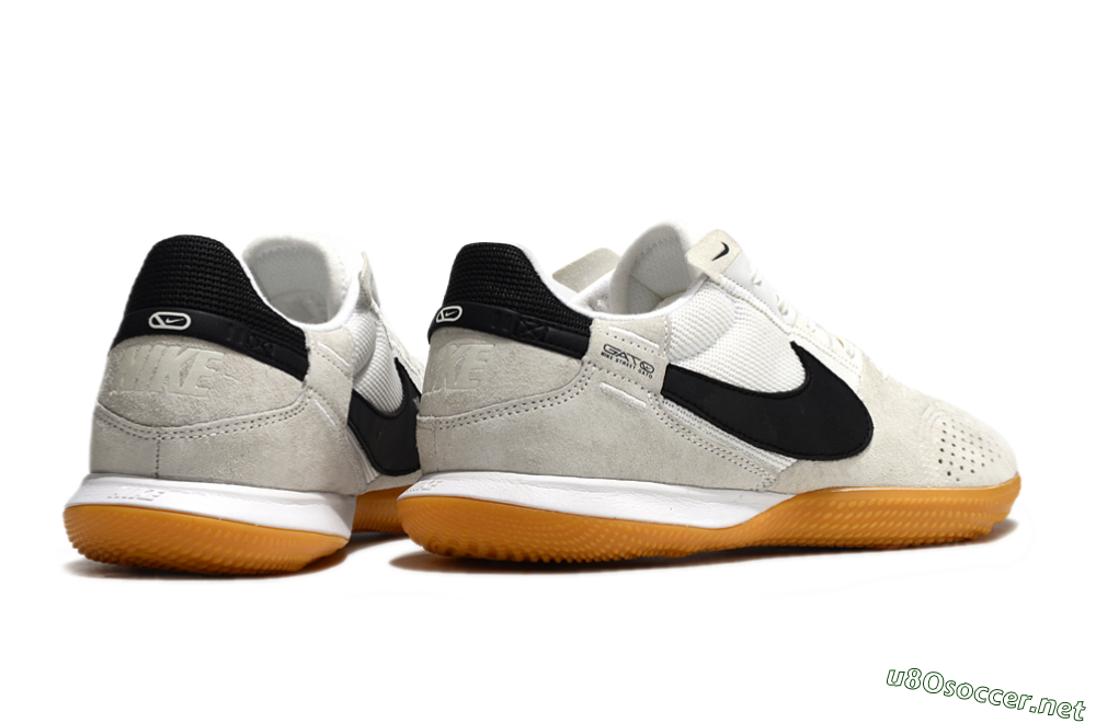 Men's Nike Street Gato IC Football Shoes - Grey/Black/Brown 6