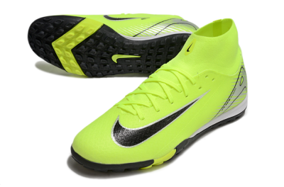 Unisex Nike Air Zoom Mercurial Superfly 10 Elite TF Football Shoes - Yellow/Black/Silver